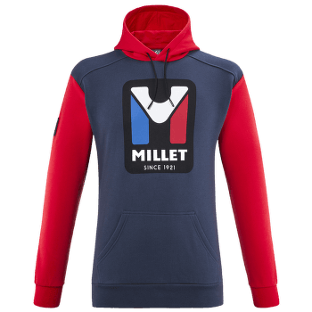Mikina Millet Heritage Sweat Hoodie Men SAPHIR/RED