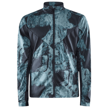 Bunda Craft ADV Essence Wind Jacket Men černá se zelenou