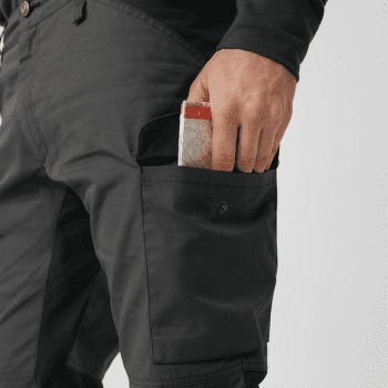 Kalhoty Fjällräven Kaipak Trousers Men Dark Grey-Black