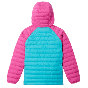 Bunda Columbia Powder Lite™ Hooded Jacket Girls Geyser, Pink Ice 338