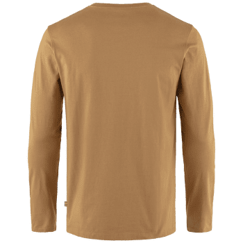 Triko dlouhý rukáv Fjällräven Forever Nature Badge LS T-Shirt Men Buckwheat Brown