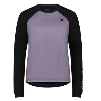 Tričko dlhý rukáv Mons Royale Tarn Merino Shift Wind Jersey Women Shark / Black