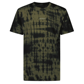Tričko krátky rukáv Mons Royale ICON T-Shirt Garment Dyed Olive Tie Dye