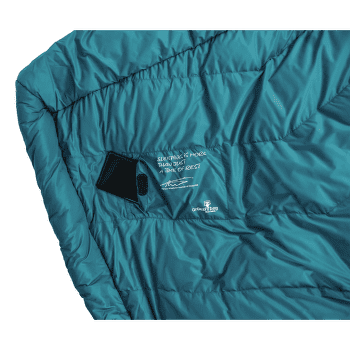 Spacák Grüezi bag Biopod DownWool Subzero Comfort Autumn Blue