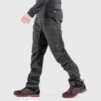 Kalhoty Fjällräven Abisko Lite Trekking Zip-Off Trousers Regular Dark Grey-Black