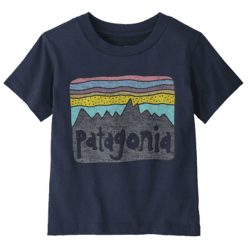 Tričko krátky rukáv Patagonia Fitz Roy Skies T-Shirt Kids Neo Navy