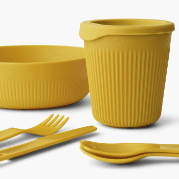 Set Sea to Summit Passage Dinnerware Set - [1P] [6 Piece] Arrowwood Yellow