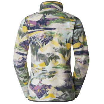Mikina The North Face 100 GLACIER PRINTED 1/4 ZIP Women BLACK CURRANT PURPLE TRAIL DREAM PRINT