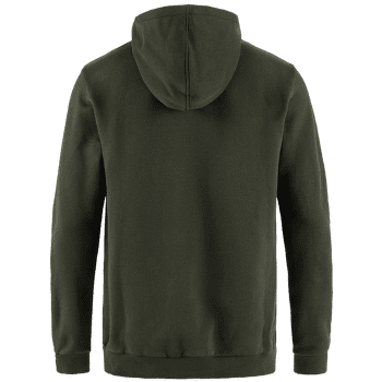 Mikina Fjällräven Fjällräven Logo Hoodie Men Deep Forest