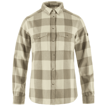 Košeľa dlhý rukáv Fjällräven Övik Heavy Flannel Shirt Women Fog-Chalk White