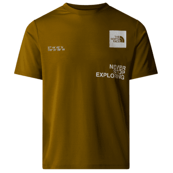 Triko krátký rukáv The North Face GRAPHIC BOXES FOUNDATION SS TEE Men MOSS GREEN