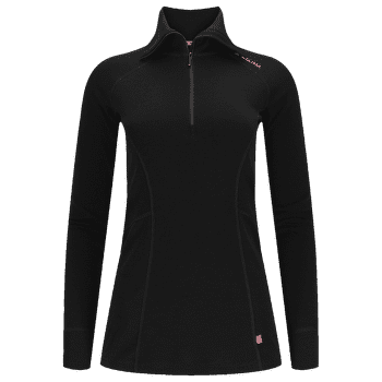 Triko dlouhý rukáv Aclima WarmWool Polo Women Jet Black