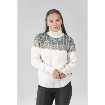 Sveter Devold Syvde Wool High Neck Women 684A STONE