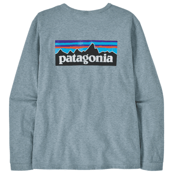 Tričko dlhý rukáv Patagonia Long-Sleeved P-6 Logo Women Thermal Blue