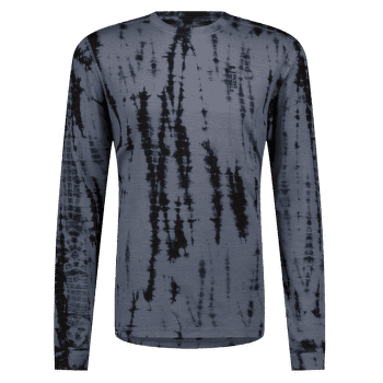 Triko dlouhý rukáv Mons Royale Cascade Merino Flex 200 LS Garment Dyed Men Grey Tie Dye