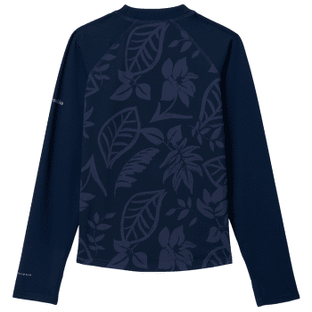 Tričko dlhý rukáv Columbia Sandy Shores Printed LS Sunguard Youth Coll Navy Pasteled Tonal, Coll Navy 472