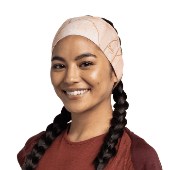 Čelenka Buff Coolnet UV Wide Headband MOUTAH APRICOT