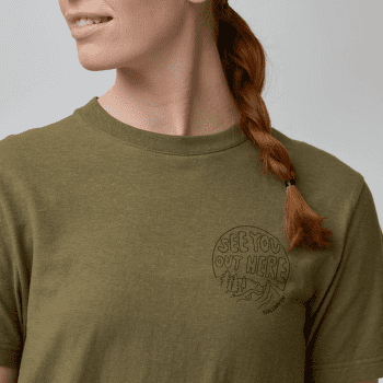 Triko krátký rukáv Fjällräven Hemp Blend Out Here T-shirt Women Chalk Rose