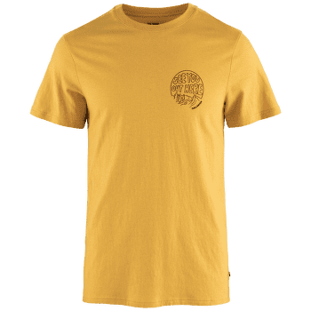 Tričko krátky rukáv Fjällräven Hemp Blend Out Here T-shirt Men Ochre