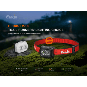 Čelovka Fenix Rechargeable Headlamp HL18R-T V2.0 Black