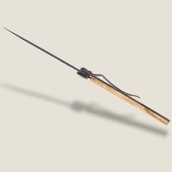 Nůž Deejo Tattoo Black 37g, Olive Wood, Capricorn