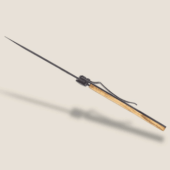 Nůž Deejo Tattoo Black 37g, Olive Wood, Virgo