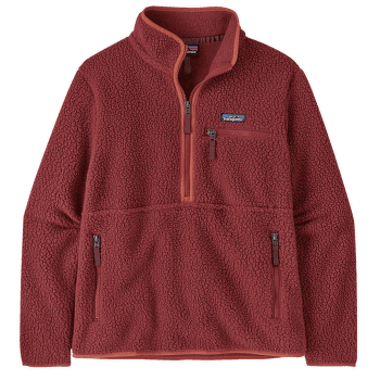 Svetr Patagonia Retro Pile Marsupia Women Sequoia Red
