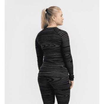 Triko dlouhý rukáv Aclima WarmWool Crew Neck Women Black Motion