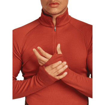 Tričko dlhý rukáv Icebreaker Merino 260 ZoneKnit™ LS Half Zip Men JET HTHR-011