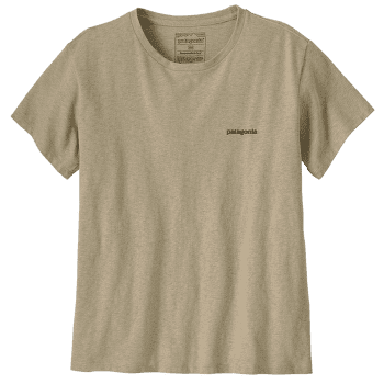 Tričko krátky rukáv Patagonia P-6 Logo Responsibili-Tee Women Pumice