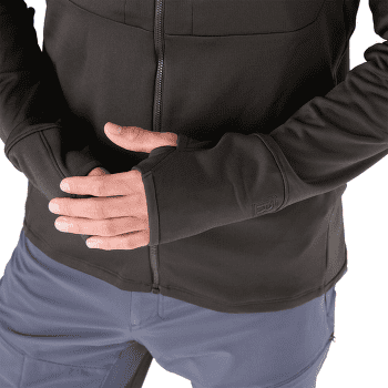 Mikina Patagonia R1 Thermal Full-Zip Hoody Men Black
