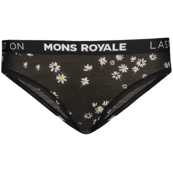 Nohavičky Mons Royale Folo Merino Briefs Black Daisy