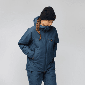 Bunda Fjällräven Bergtagen 60 Insulation Jacket Women Mustard Yellow-Mountain Blue