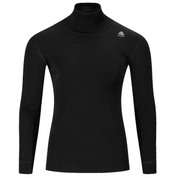 Tričko dlhý rukáv Aclima WarmWool Roll Neck Men Jet Black