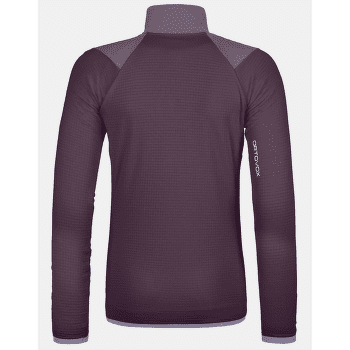 Bunda Ortovox FLEECE GRID JACKET WOMEN 39201 dark wild berry