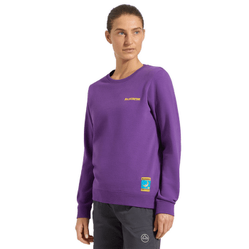 Triko dlouhý rukáv La Sportiva Climbing on the Moon Sweatshirt Women Fucsia/Giallo