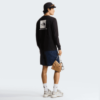 Tričko dlhý rukáv The North Face Evolution Box NSE Regular Long Sleeve Men TNF BLACK/TNF WHITE