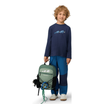 Triko dlouhý rukáv Mammut MAMMUT CORE LONGSLEEVE KIDS LOGO marine 5118