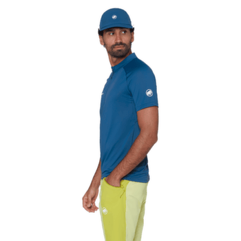 Tričko krátky rukáv Mammut DUCAN FL HALF ZIP T-SHIRT MEN 50665 tschiel