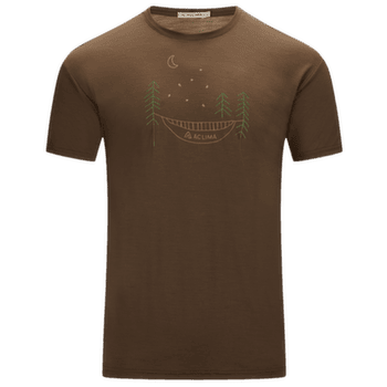 Tričko krátky rukáv Aclima LightWool 140 Classic Tee Forest Men Dark Earth