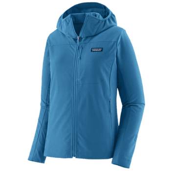 Bunda Patagonia R1 CrossStrata Hoody Women Aquatic Blue