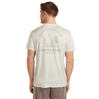 Triko krátký rukáv Icebreaker Merino 150 Tech Lite SS Tee IB Wordmark Men FLAGSTONE