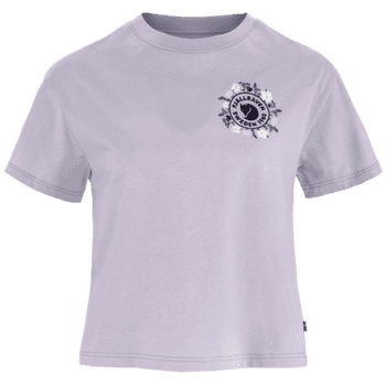 Tričko krátky rukáv Fjällräven Fjällblomster Logo T-Shirt Women Lavender Mist
