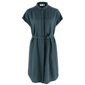 Šaty Fjällräven Övik Hemp Dress Women Mountain Blue