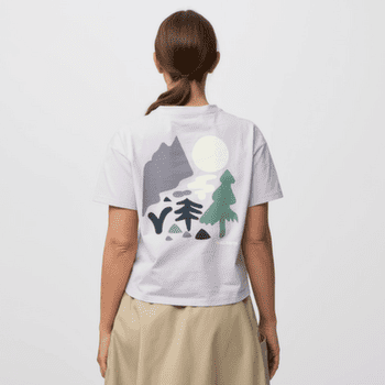 Tričko krátky rukáv Fjällräven FOREST WALK T-SHIRT WOMEN Soft Jade