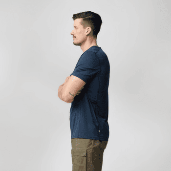 Tričko krátky rukáv Fjällräven ABISKO LITE SS MEN Grey-Melange