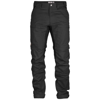 Nohavice Fjällräven Abisko Lite Trekking Zip-Off Trousers Regular Dark Grey-Black