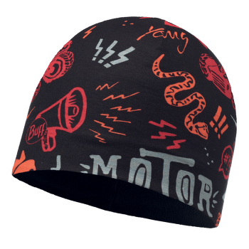 Čepice Buff Microfiber & Polar Hat Junior (115505) REBEL BLACK