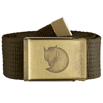 Pásek Fjällräven Canvas Brass Belt Dark Olive