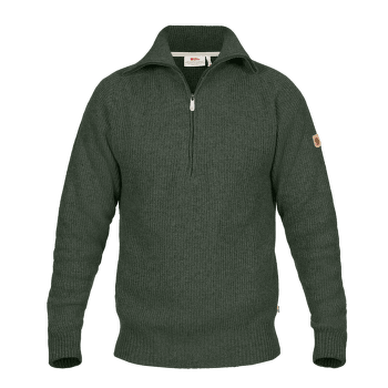 Sveter Fjällräven Greenland Re-Wool Sweater Men Deep Forest